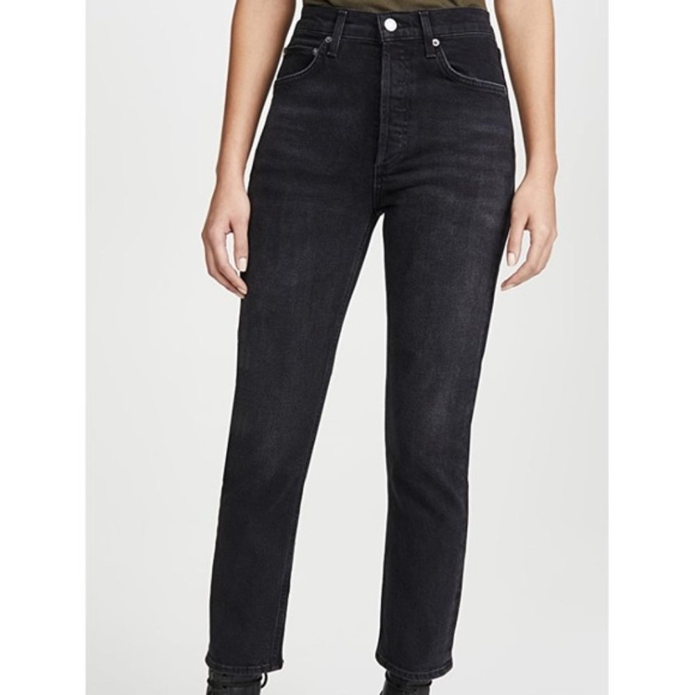 AGOLDE Riley Size 29, gray straight